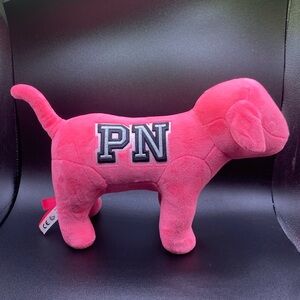 Pink Nation PINK stuffed puppy dog.